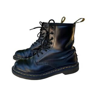 Dr. Marten 1460 Smooth Leather Lace Up Boots Women Size 8 EU Size 39